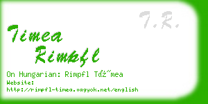 timea rimpfl business card